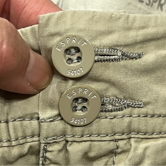 Esprit Women's Tan Shorts flattering pleated fronts vintage 90s size 6 GUC - Picture 12 of 13